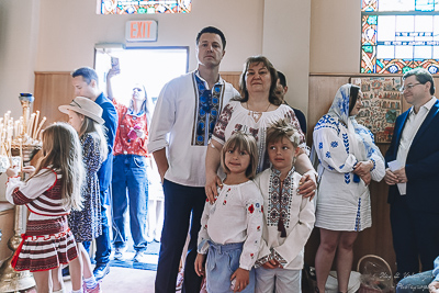 The Bright Resurrection of Christ. † Divine Liturgy. Parish Easter Breakfast. Collective coloring of pysanka.