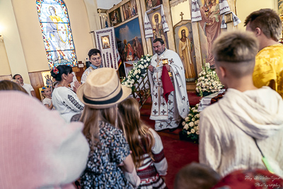 The Bright Resurrection of Christ. † Divine Liturgy. Parish Easter Breakfast. Collective coloring of pysanka.