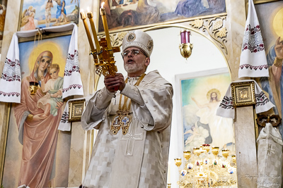 Paschal Matins and Blessing Baskets with His Eminence Archbishop Daniel Zelinsky.