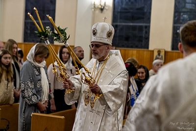 Paschal Matins and Blessing Baskets with His Eminence Archbishop Daniel Zelinsky.