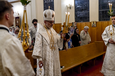 Paschal Matins and Blessing Baskets with His Eminence Archbishop Daniel Zelinsky.