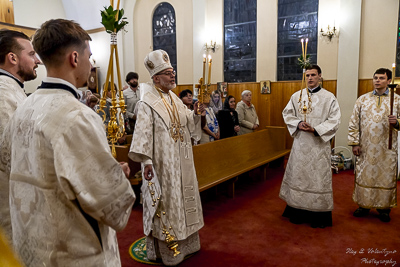 Paschal Matins and Blessing Baskets with His Eminence Archbishop Daniel Zelinsky.