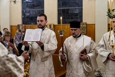 Paschal Matins and Blessing Baskets with His Eminence Archbishop Daniel Zelinsky.