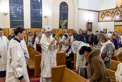Paschal Matins and Blessing Baskets with His Eminence Archbishop Daniel Zelinsky.