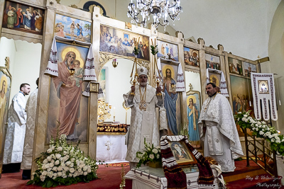 Paschal Matins and Blessing Baskets with His Eminence Archbishop Daniel Zelinsky.