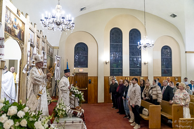 Paschal Matins and Blessing Baskets with His Eminence Archbishop Daniel Zelinsky.