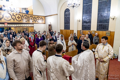 Paschal Matins and Blessing Baskets with His Eminence Archbishop Daniel Zelinsky.