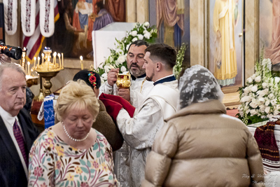 Paschal Matins and Blessing Baskets with His Eminence Archbishop Daniel Zelinsky.
