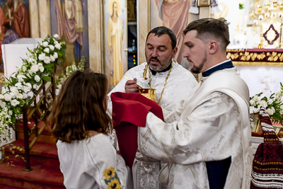 Paschal Matins and Blessing Baskets with His Eminence Archbishop Daniel Zelinsky.