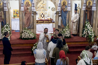 Paschal Matins and Blessing Baskets with His Eminence Archbishop Daniel Zelinsky.