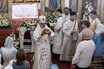 Paschal Matins and Blessing Baskets with His Eminence Archbishop Daniel Zelinsky.