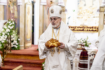 Paschal Matins and Blessing Baskets with His Eminence Archbishop Daniel Zelinsky.