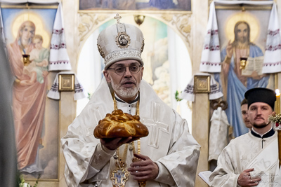Paschal Matins and Blessing Baskets with His Eminence Archbishop Daniel Zelinsky.