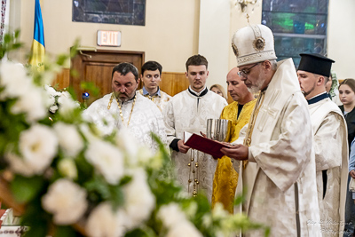 Paschal Matins and Blessing Baskets with His Eminence Archbishop Daniel Zelinsky.