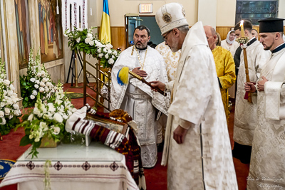 Paschal Matins and Blessing Baskets with His Eminence Archbishop Daniel Zelinsky.