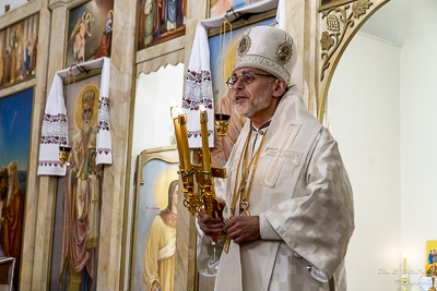 Paschal Matins and Blessing Baskets with His Eminence Archbishop Daniel Zelinsky.