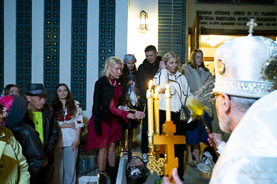 Paschal Matins and Blessing Baskets with His Eminence Archbishop Daniel Zelinsky.