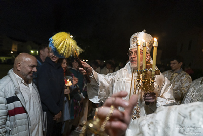 Paschal Matins and Blessing Baskets with His Eminence Archbishop Daniel Zelinsky.