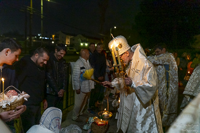 Paschal Matins and Blessing Baskets with His Eminence Archbishop Daniel Zelinsky.