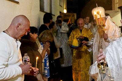 Paschal Matins and Blessing Baskets with His Eminence Archbishop Daniel Zelinsky.