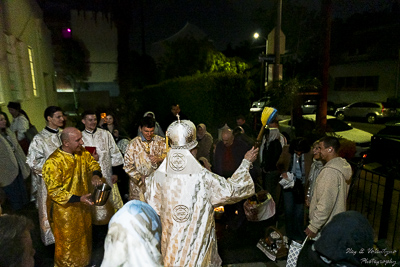 Paschal Matins and Blessing Baskets with His Eminence Archbishop Daniel Zelinsky.