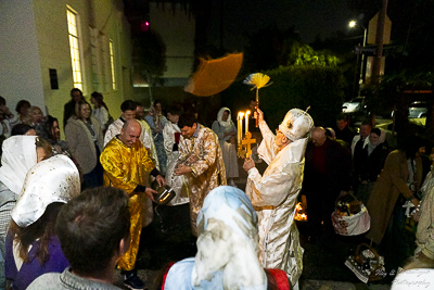 Paschal Matins and Blessing Baskets with His Eminence Archbishop Daniel Zelinsky.
