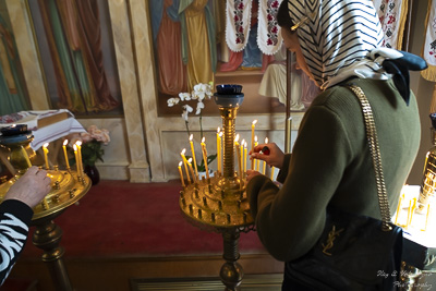 The Bright Resurrection of Christ. Blessing of Baskets.