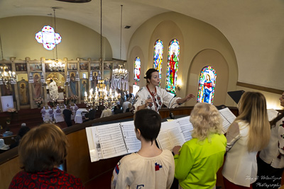 The Bright Resurrection of Christ. Blessing of Baskets.