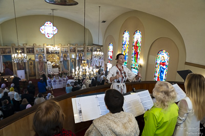 The Bright Resurrection of Christ. Blessing of Baskets.