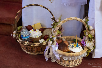 The Bright Resurrection of Christ. Blessing of Baskets.