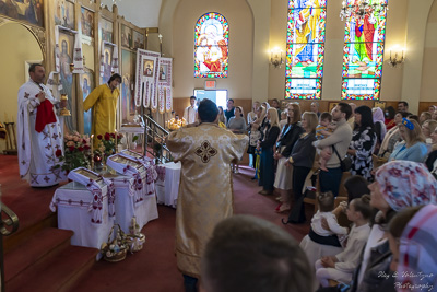 The Bright Resurrection of Christ. Blessing of Baskets.
