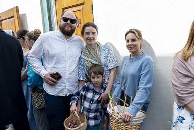 The Bright Resurrection of Christ. Blessing of Baskets.