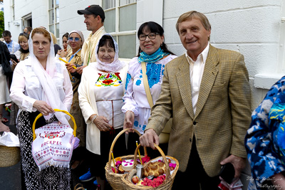 The Bright Resurrection of Christ. Blessing of Baskets.