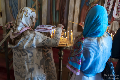 The Bright Resurrection of Christ. Blessing of Baskets.