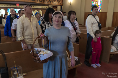 The Bright Resurrection of Christ. Blessing of Baskets.