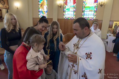 The Bright Resurrection of Christ. Blessing of Baskets.