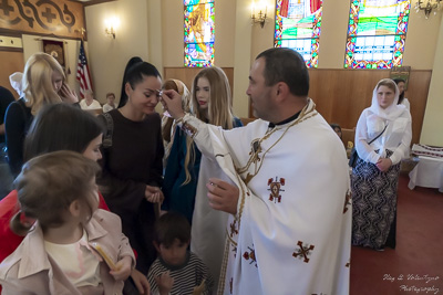 The Bright Resurrection of Christ. Blessing of Baskets.