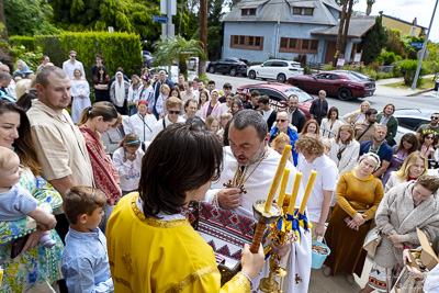 The Bright Resurrection of Christ. Blessing of Baskets.