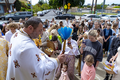 The Bright Resurrection of Christ. Blessing of Baskets.