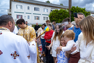The Bright Resurrection of Christ. Blessing of Baskets.
