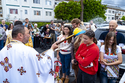 The Bright Resurrection of Christ. Blessing of Baskets.