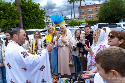 The Bright Resurrection of Christ. Blessing of Baskets.