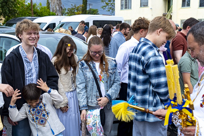 The Bright Resurrection of Christ. Blessing of Baskets.