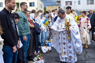 The Bright Resurrection of Christ. Blessing of Baskets.