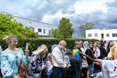 The Bright Resurrection of Christ. Blessing of Baskets.