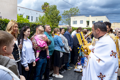 The Bright Resurrection of Christ. Blessing of Baskets.