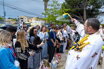 The Bright Resurrection of Christ. Blessing of Baskets.