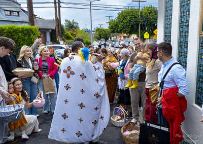 The Bright Resurrection of Christ. Blessing of Baskets.