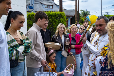 The Bright Resurrection of Christ. Blessing of Baskets.