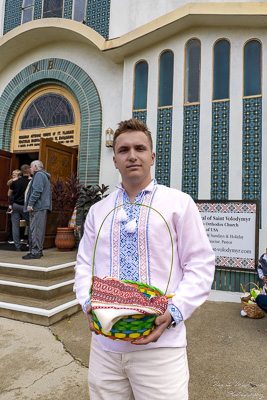 The Bright Resurrection of Christ. Blessing of Baskets.